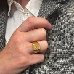 Chevalière "Aigle" en or jaune - Castafiore