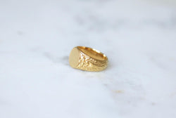 Chevalière Ancienne Tête de Faune en Or Jaune - Castafiore