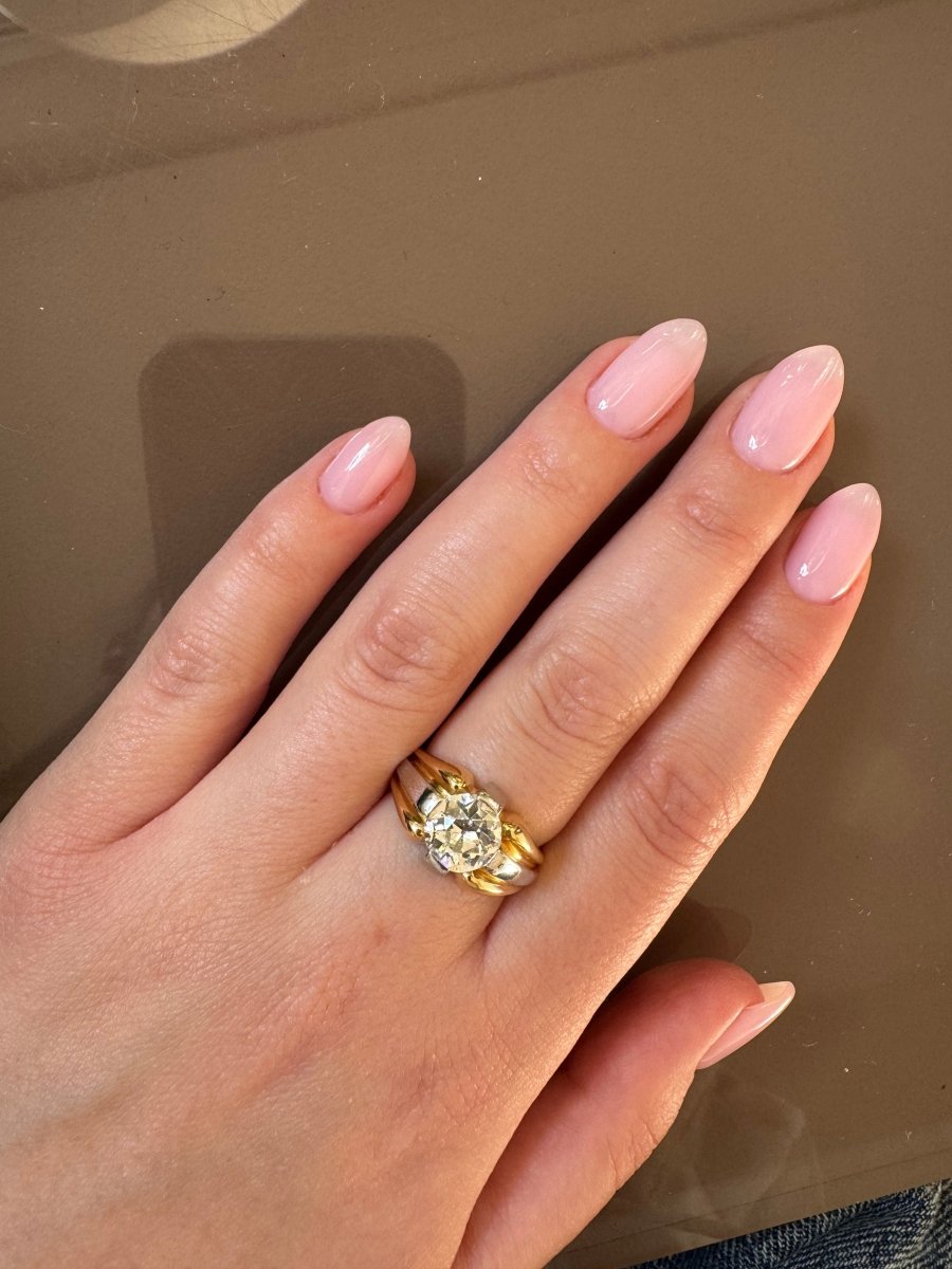 Chevalière - Or et diamant - Castafiore