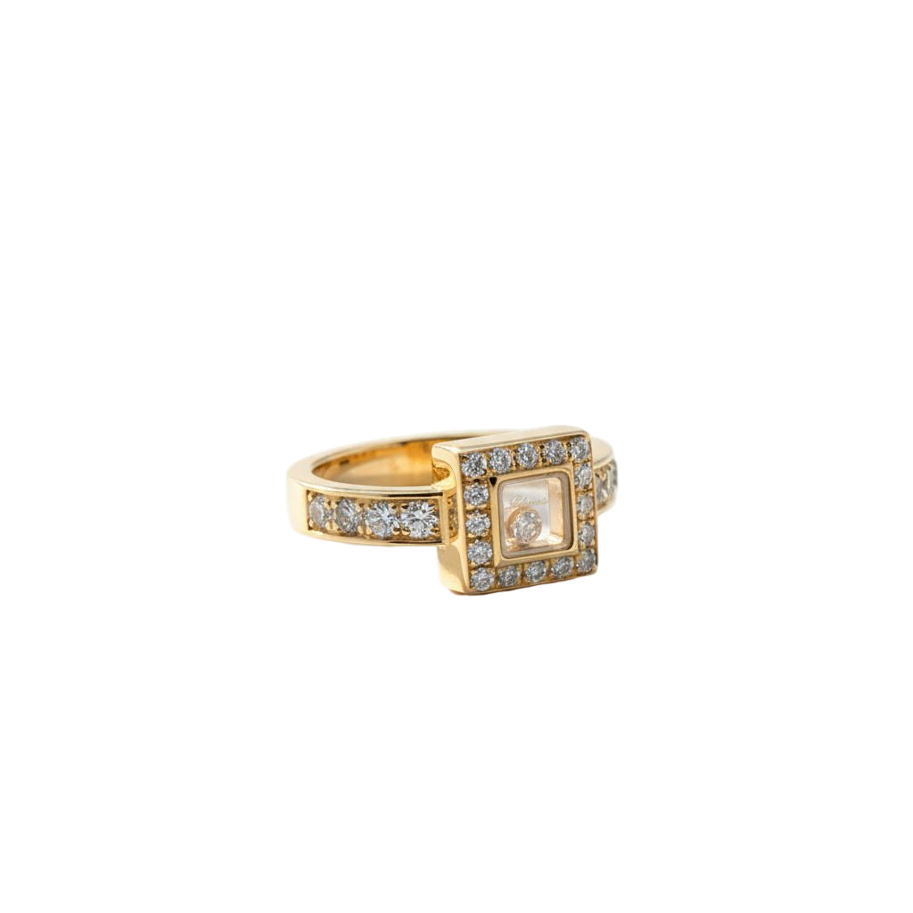Chopard - Bague Or jaune Happy Diamonds - Castafiore