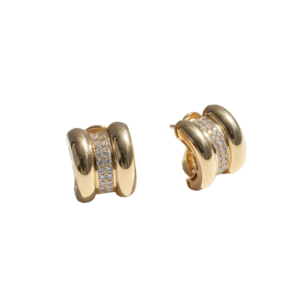 Chopard - Boucles d’oreilles - La Strada - Or jaune et Diamants - Castafiore
