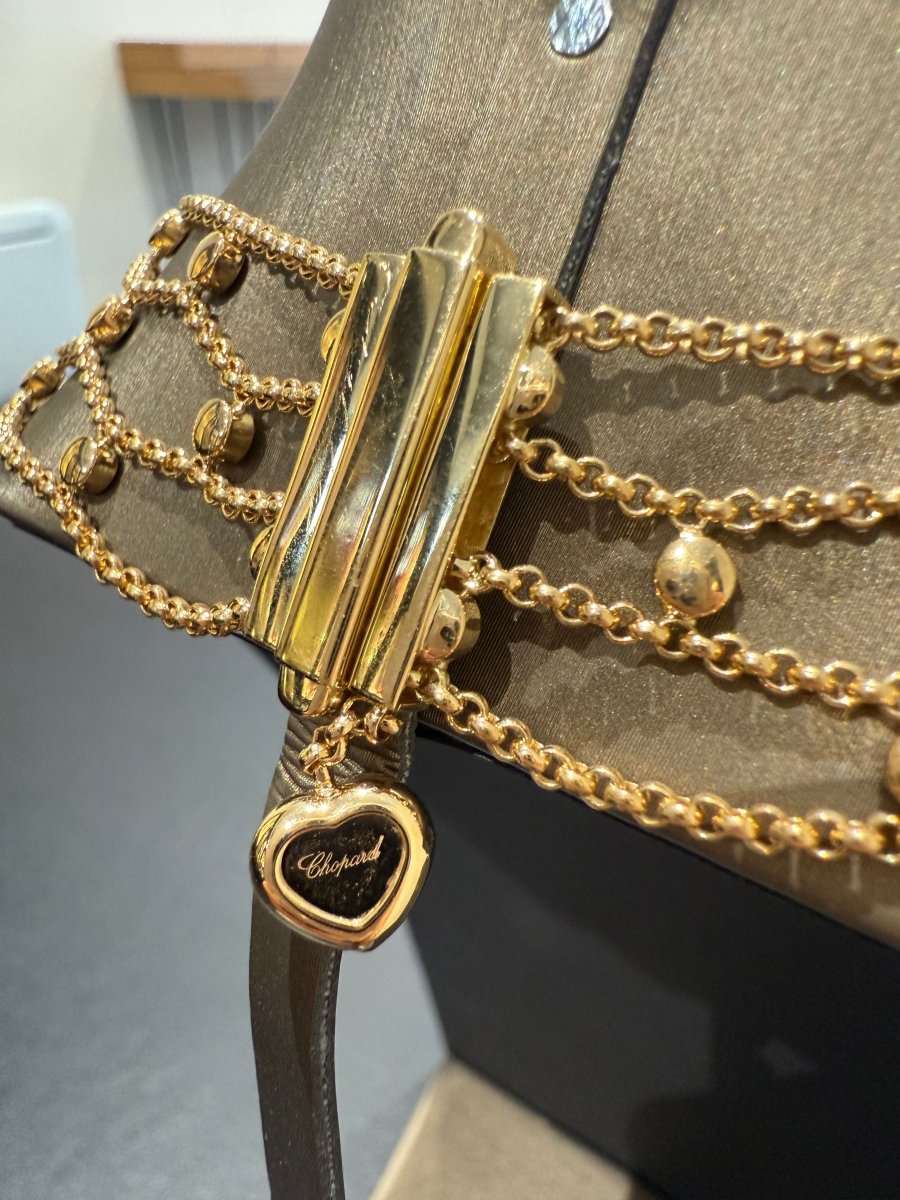 Chopard - Collier drapier « collection les chaînes » - Or jaune et diamants