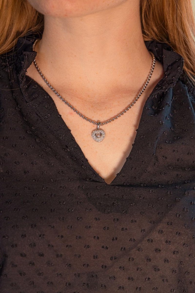 Chopard Collier Happy Diamonds Or blanc Diamant - Castafiore