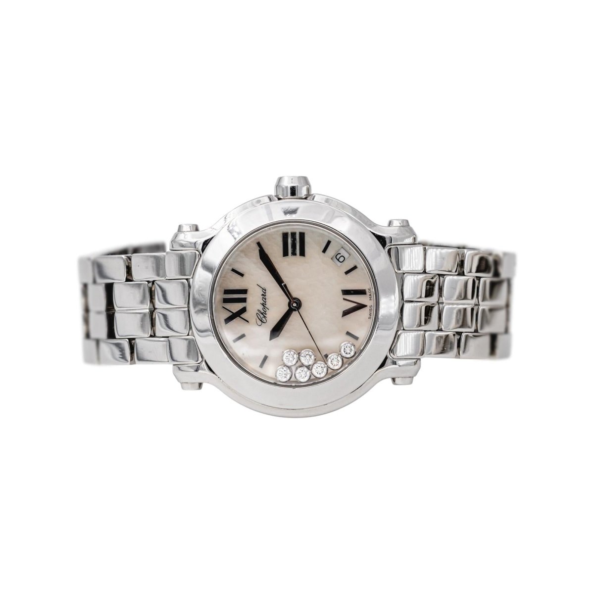Chopard Montre Happy sport Acier Diamant - Castafiore