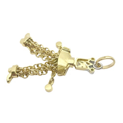 Ciondolo oro 18KT con diamanti naturali, firmato POMELLATO - Castafiore