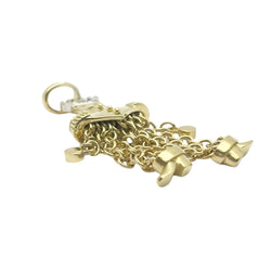 Ciondolo oro 18KT con diamanti naturali, firmato POMELLATO - Castafiore