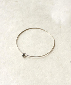 Claude Pelletier pour Fabrice Collier Rigide Argent Années 70 - Castafiore