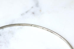 Claude Pelletier pour Fabrice Collier Rigide Argent Années 70 - Castafiore