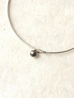 Claude Pelletier pour Fabrice Collier Rigide Argent Années 70 - Castafiore