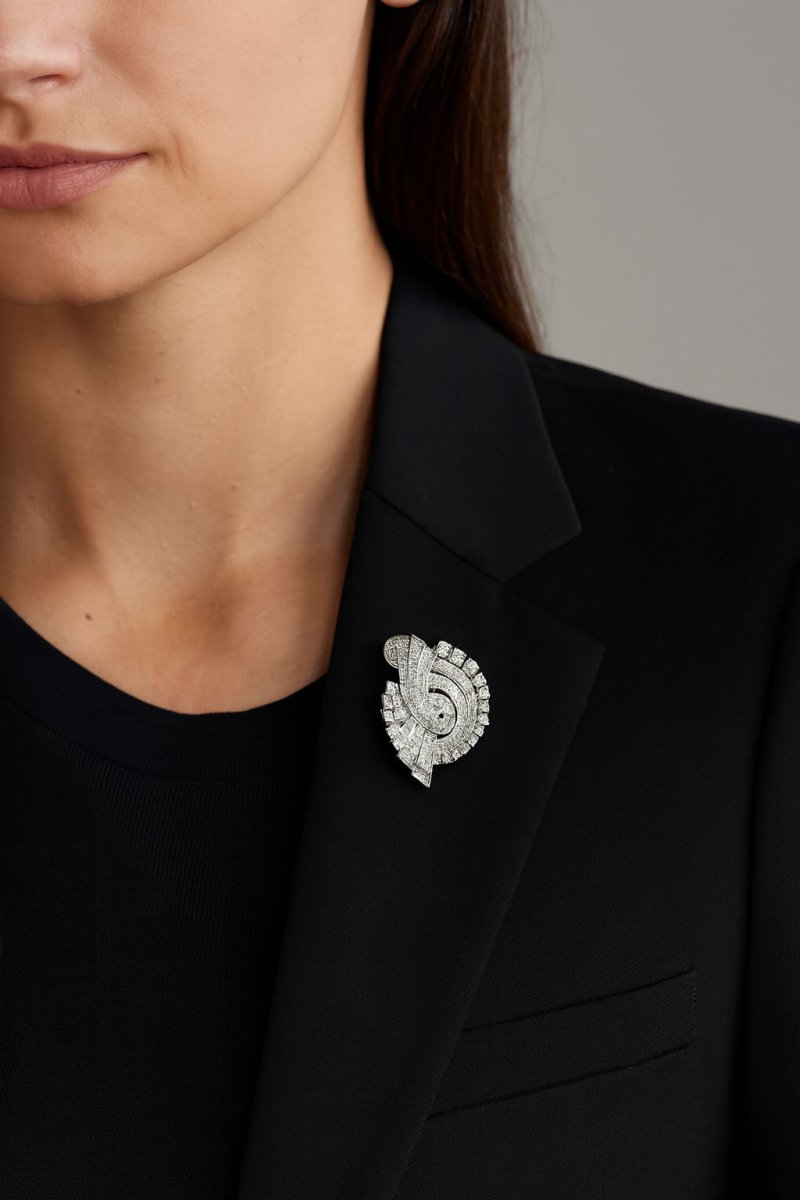 Clip de revers Platine joaillerie - Castafiore