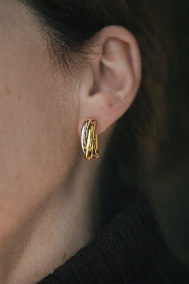 Clips d'oreilles CARTIER modèle "Trinity" - Castafiore