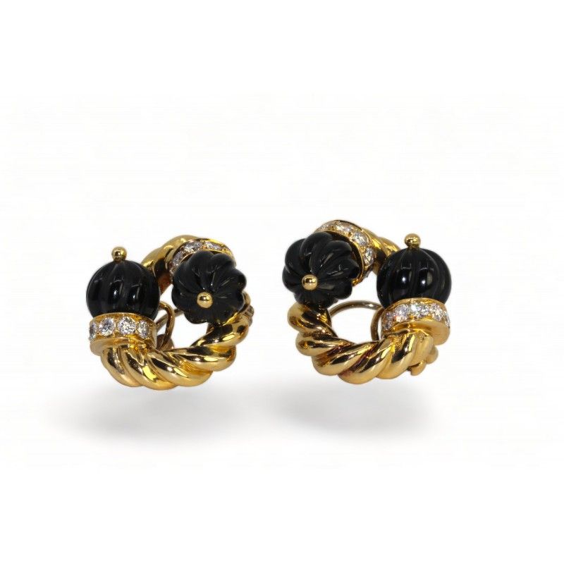 Clips d'Oreilles Chaumet 1970 - Castafiore