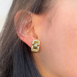 Clips d'oreilles - Or et diamants - Castafiore