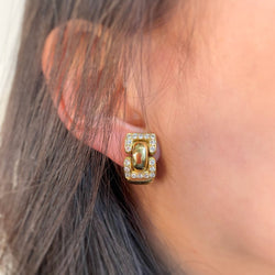 Clips d'oreilles - Or et diamants - Castafiore