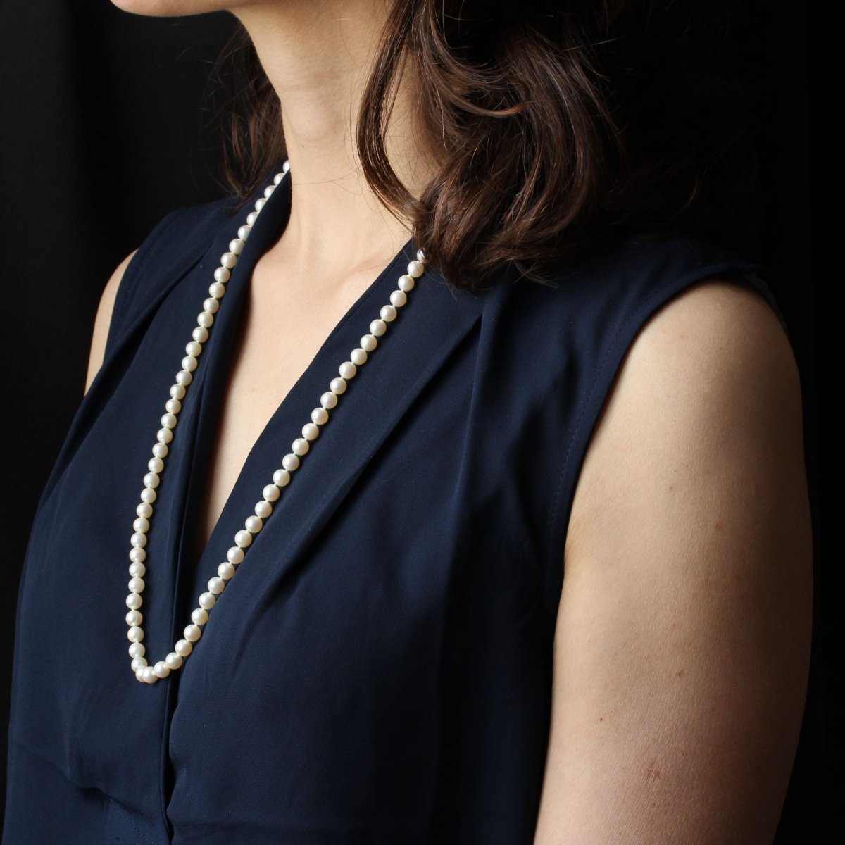 Collier AKOYA Perles en or rose - Castafiore