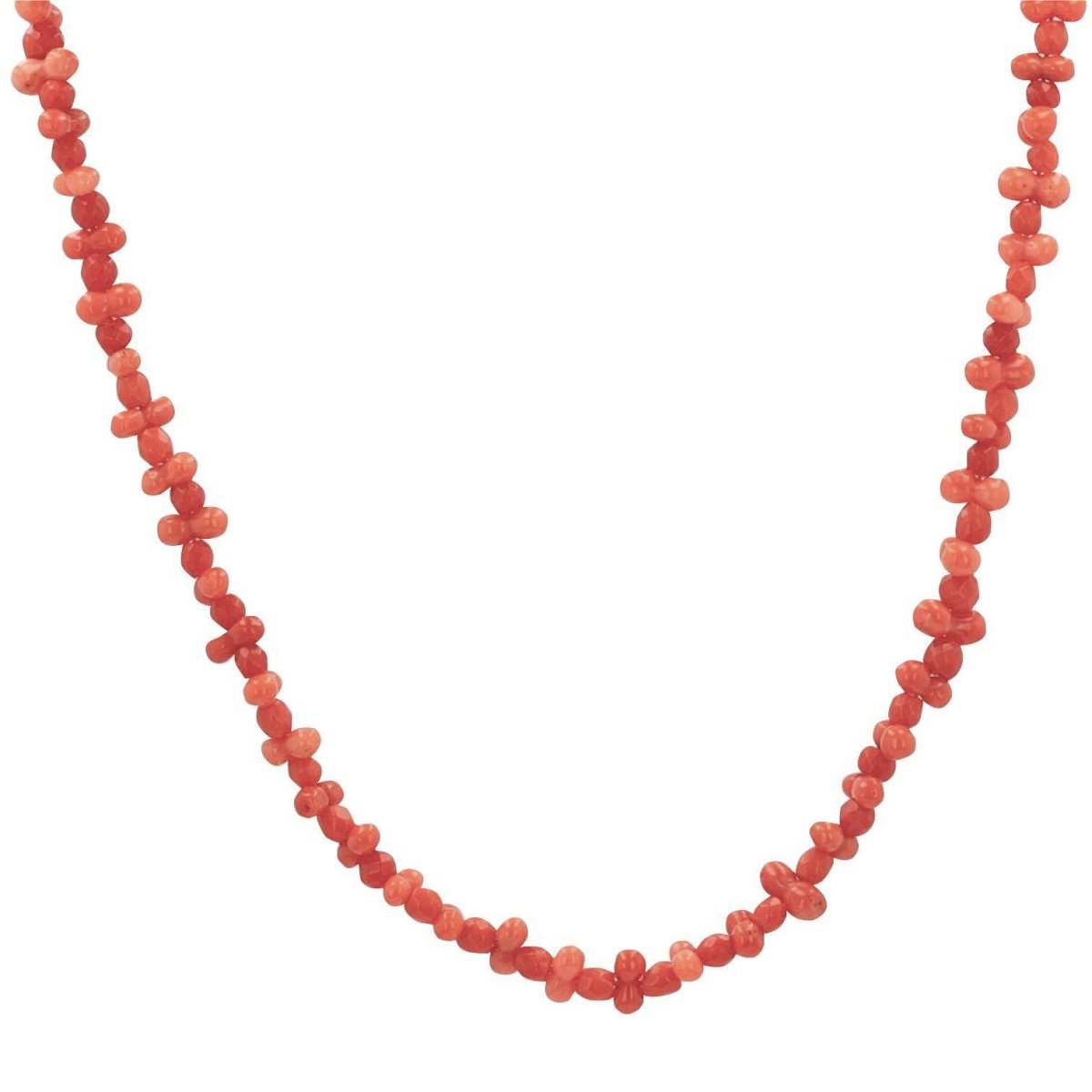 Collier ANCIEN Corail en or jaune - Castafiore