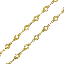 Collier ancien en or maille ronde