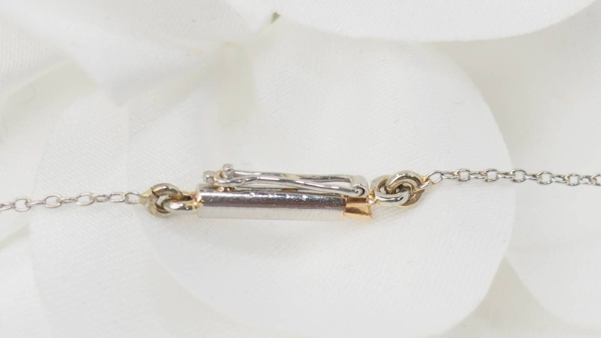 Collier ancien en or platine et diamants - Castafiore