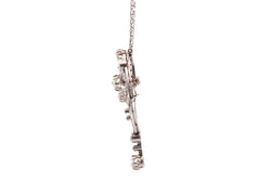 Necklace circa 1900 diamonds at paltinium