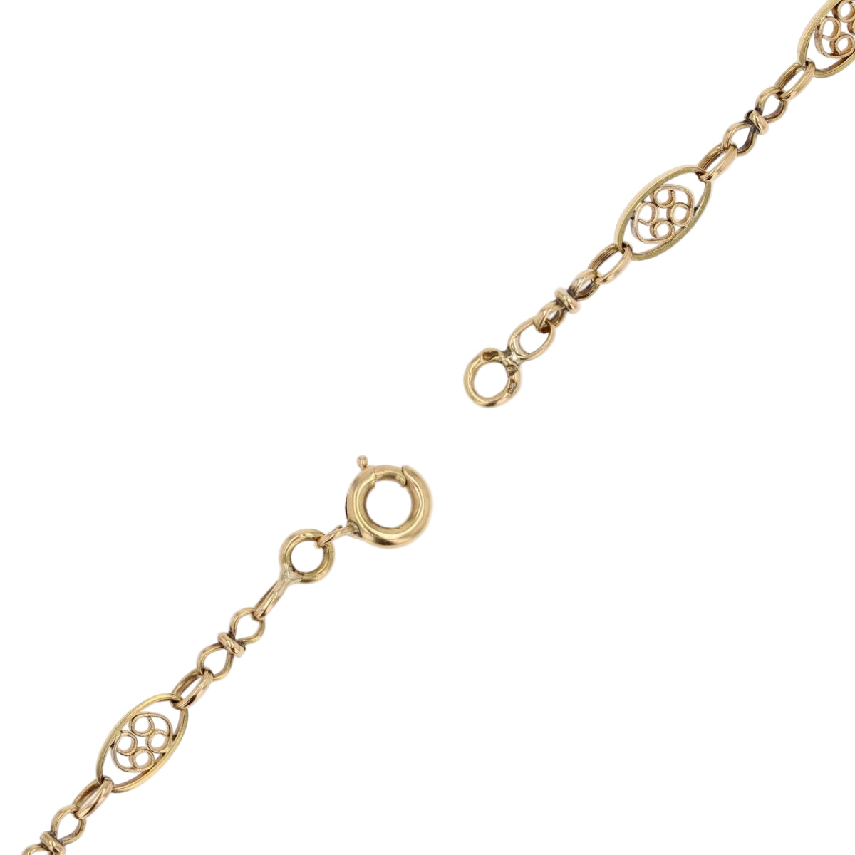 Collier ANCIEN Filigrané en or jaune - Castafiore