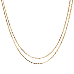 Collier ANCIEN Maille rectangulaire en or jaune - Castafiore