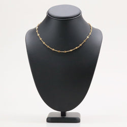 Old chain yellow gold openwork patterns