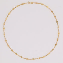 Old chain yellow gold openwork patterns