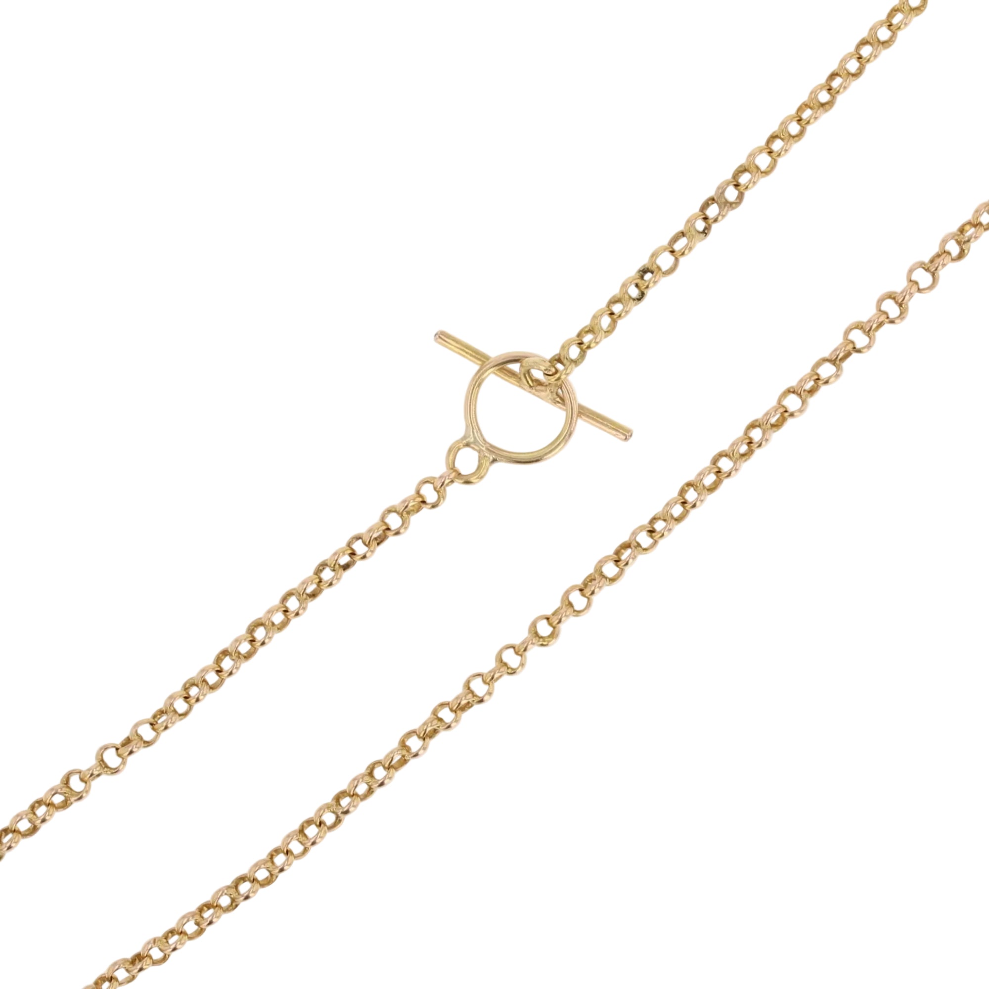 Collier ancien nud de diamants et perle fine