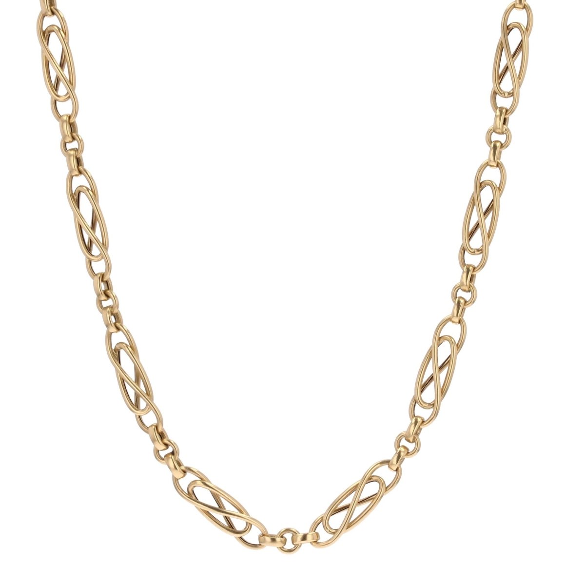 Collier ANCIEN Ras du cou en or jaune - Castafiore