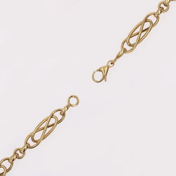 Collier ANCIEN Ras du cou en or jaune - Castafiore