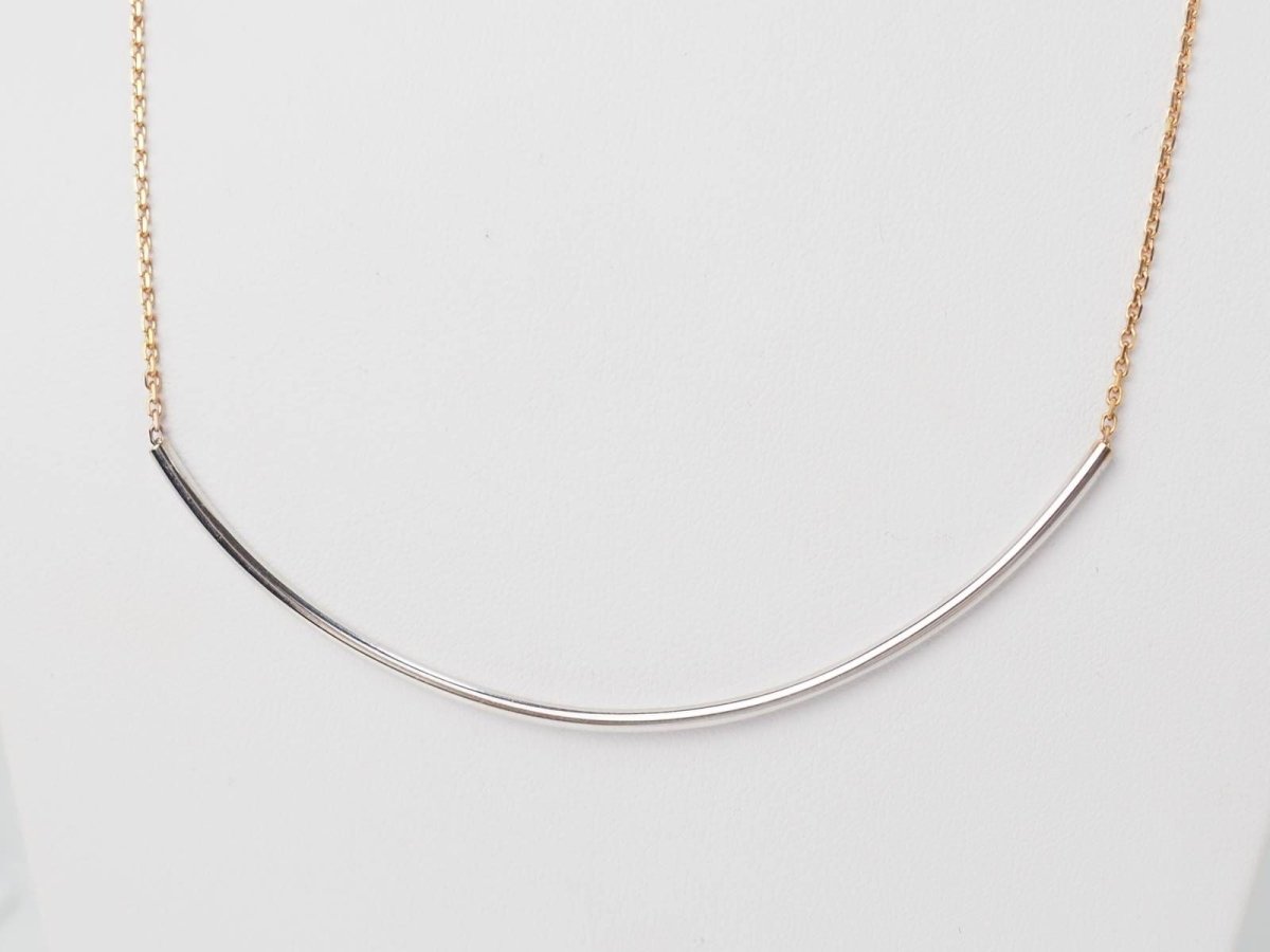 Collier arc en or bicolore - Castafiore