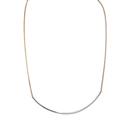 Collier arc en or bicolore - Castafiore