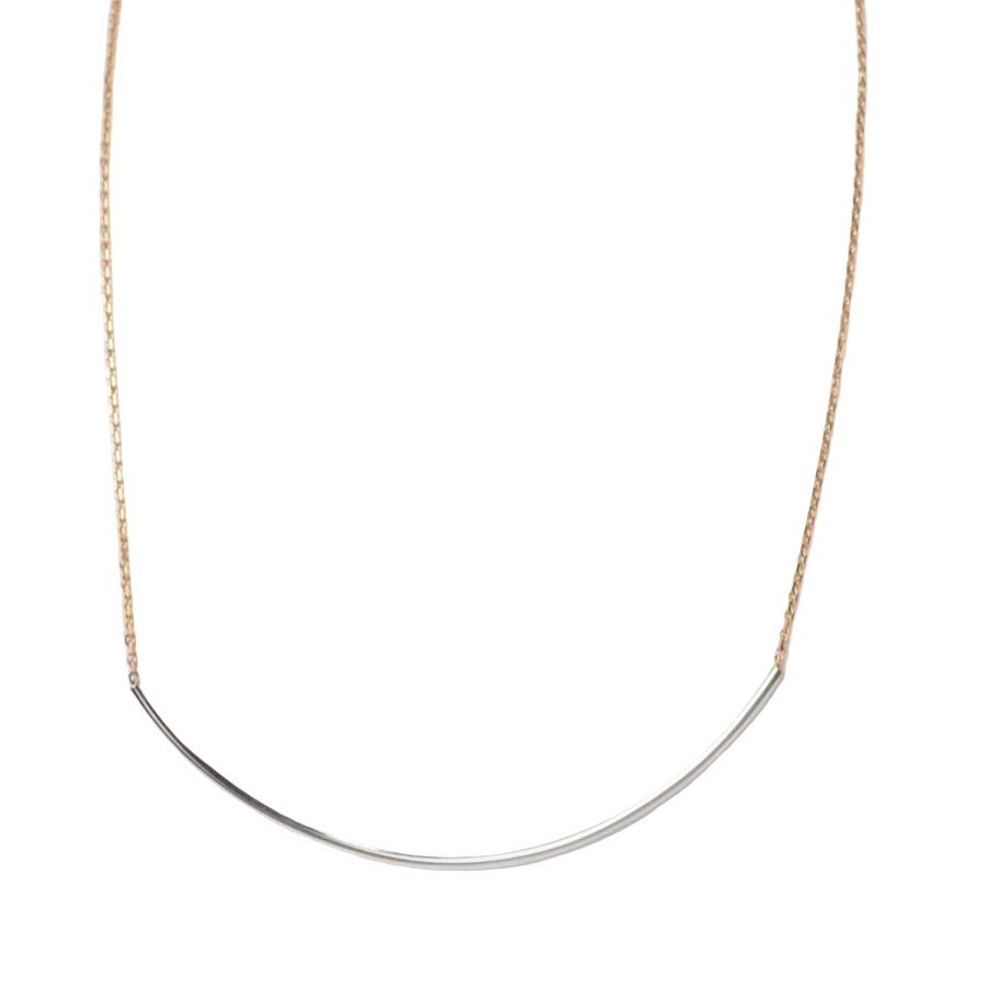 Collier arc en or bicolore - Castafiore