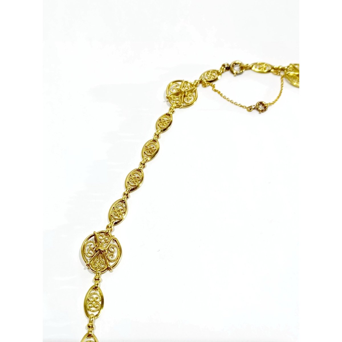 Collier Art Déco en or jaune - Castafiore