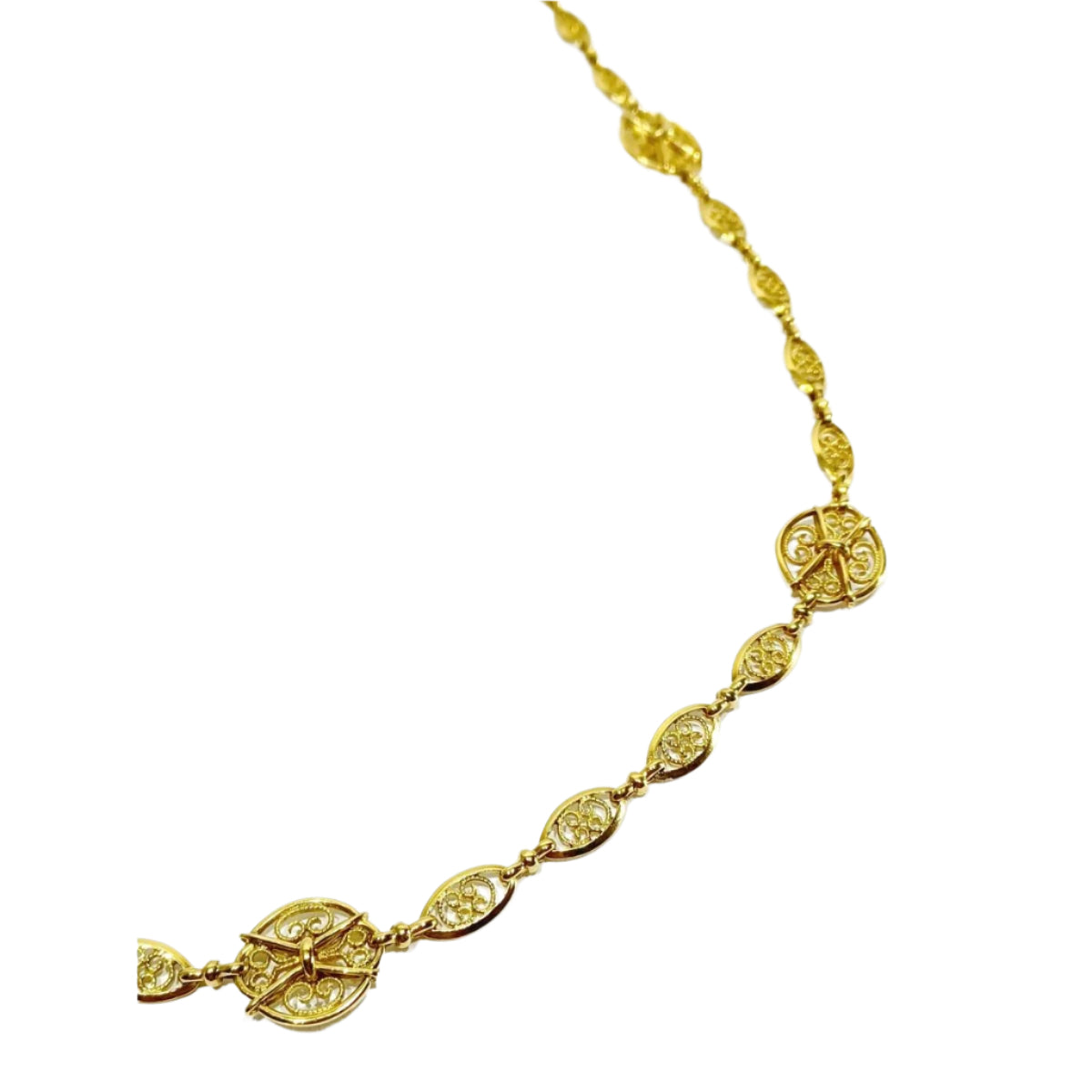 Collier Art Déco en or jaune - Castafiore