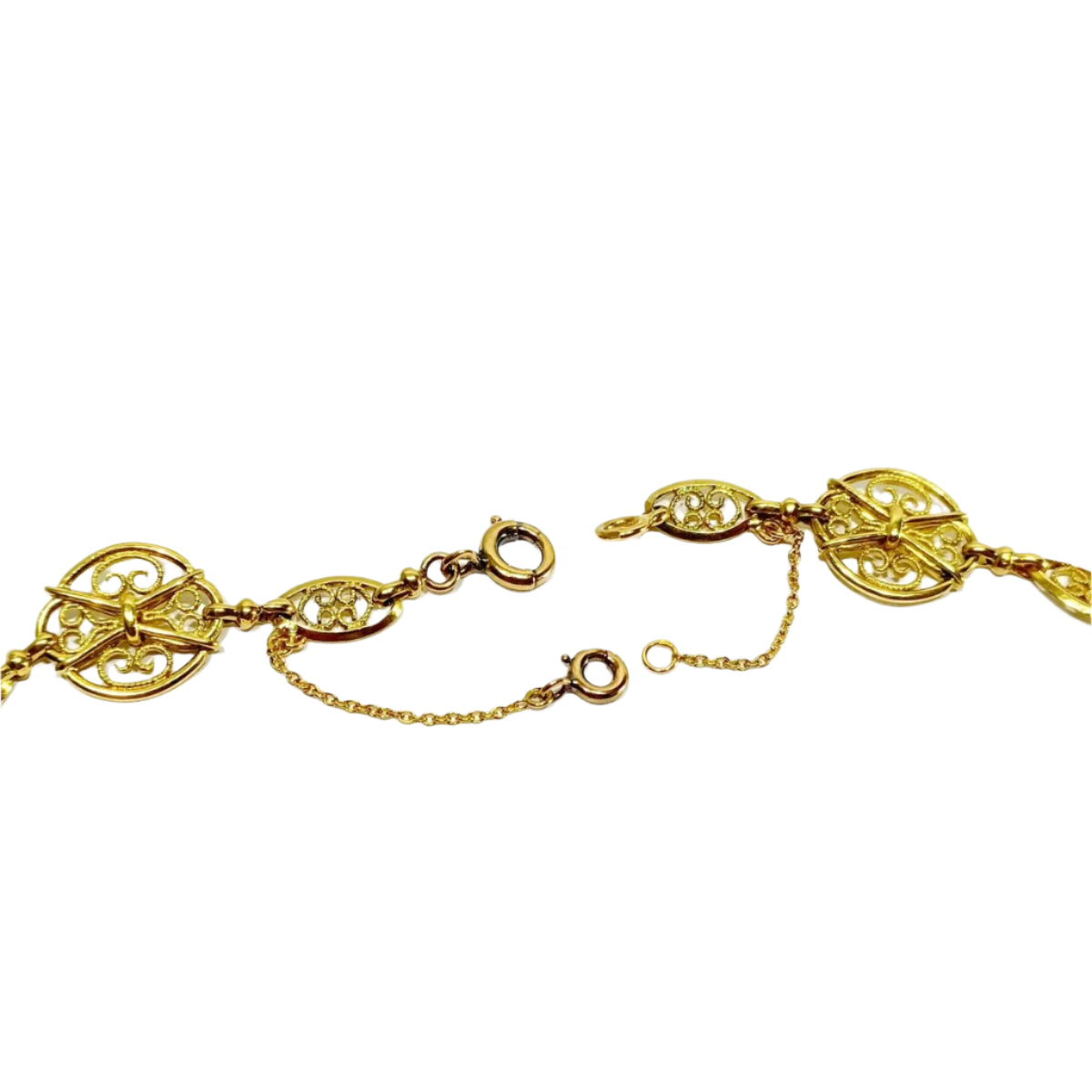 Collier Art Déco en or jaune - Castafiore