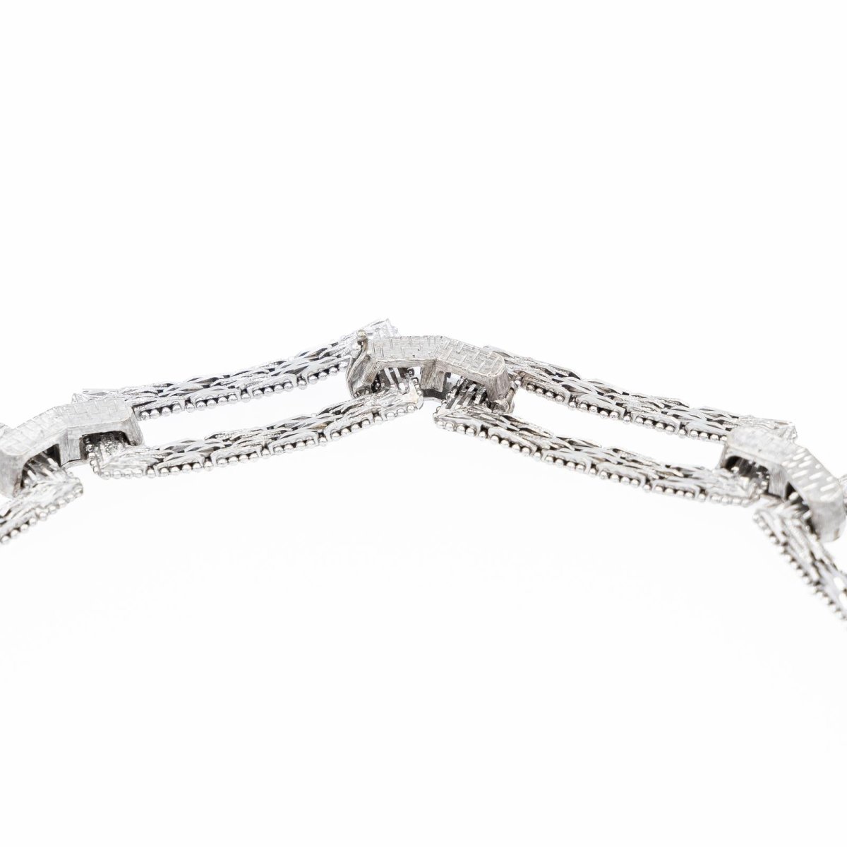 Collier Art déco Or blanc - Castafiore