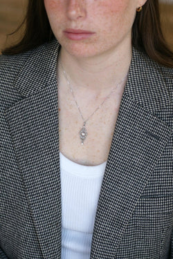 Collier Art Déco Pendentif diamants - Castafiore