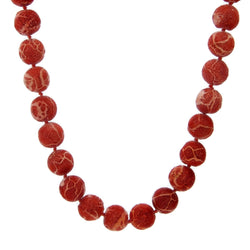 Collier BAUME Perles en or jaune et corail - Castafiore
