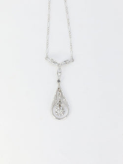 Collier Belle Epoque en or, platine et diamants - Castafiore