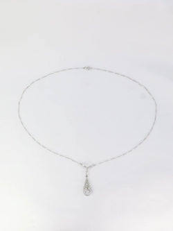 Collier Belle Epoque en or, platine et diamants - Castafiore