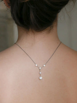 Collier Belle Epoque or diamants 1,35 carat - Castafiore