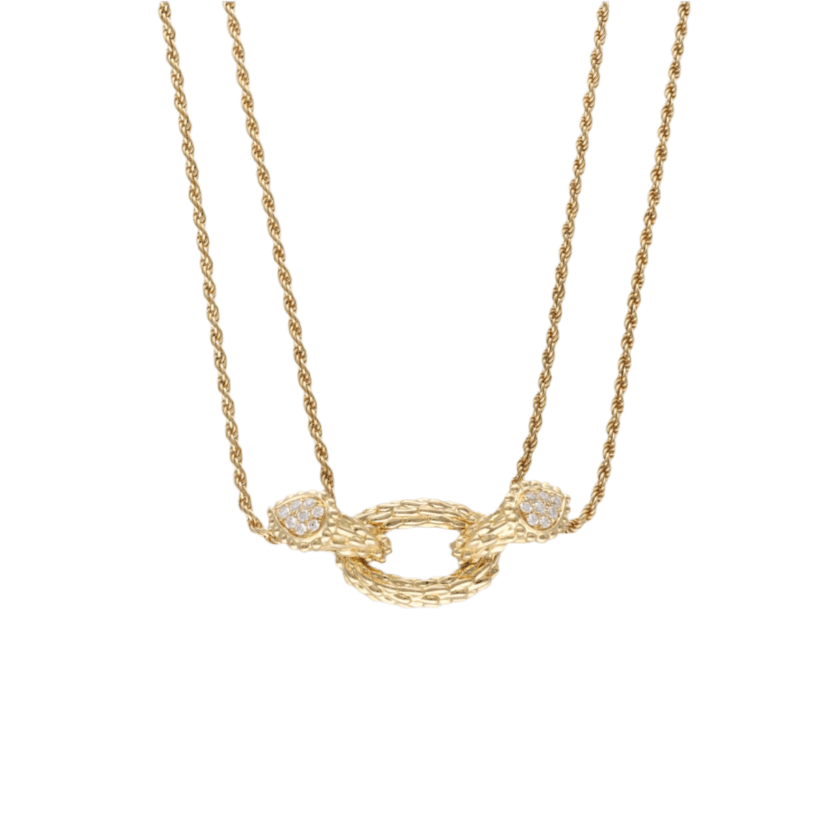 Collier BOUCHERON "Serpent Bohème" en or jaune et diamants - Castafiore
