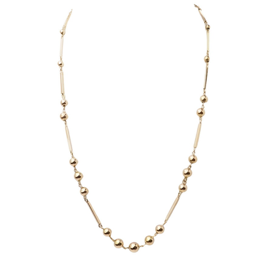 Collier boules en or rosé - Castafiore