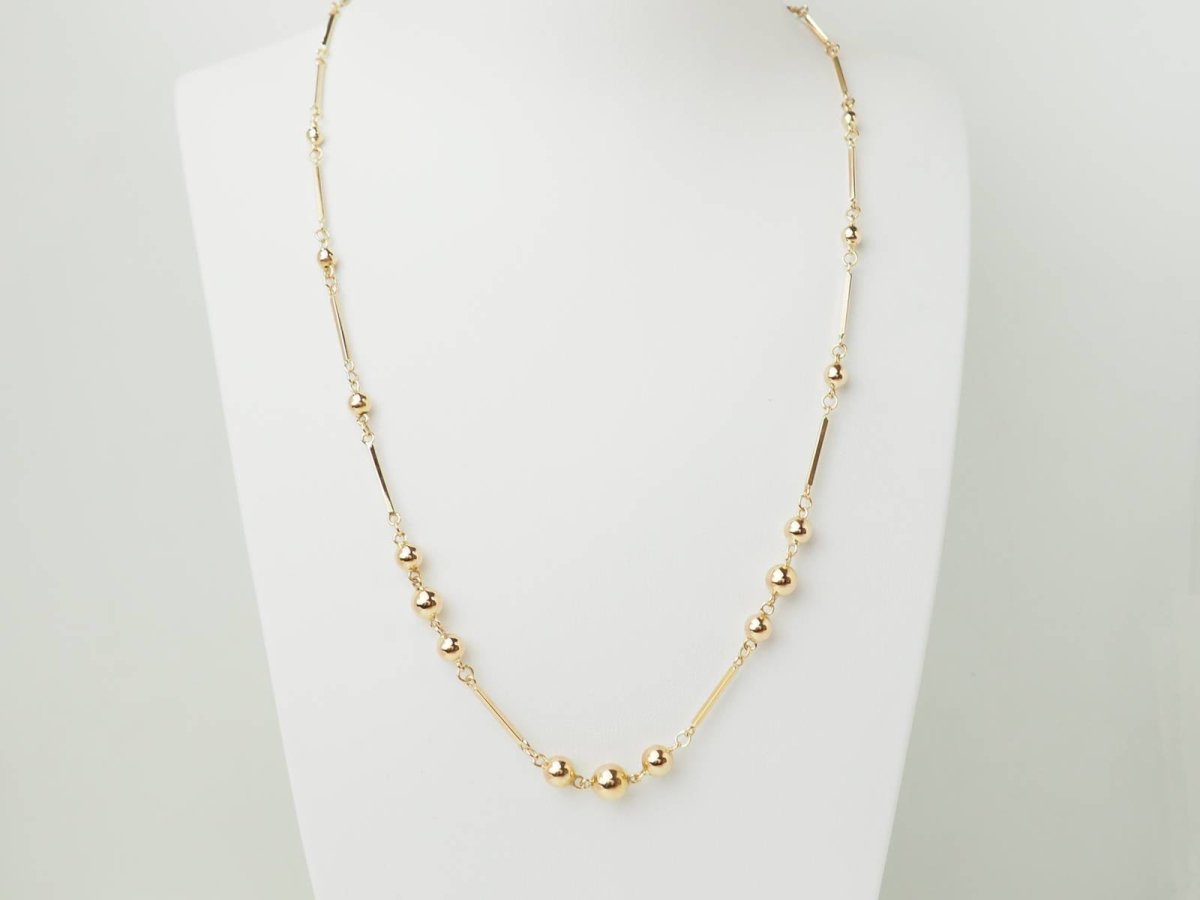 Collier Boules en or rose - Castafiore