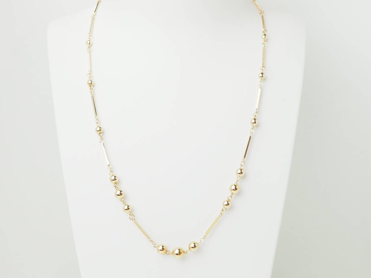 Collier Boules en or rose - Castafiore