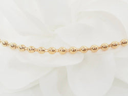 Collier boules rigide et trèfles en or rose et diamants - Castafiore