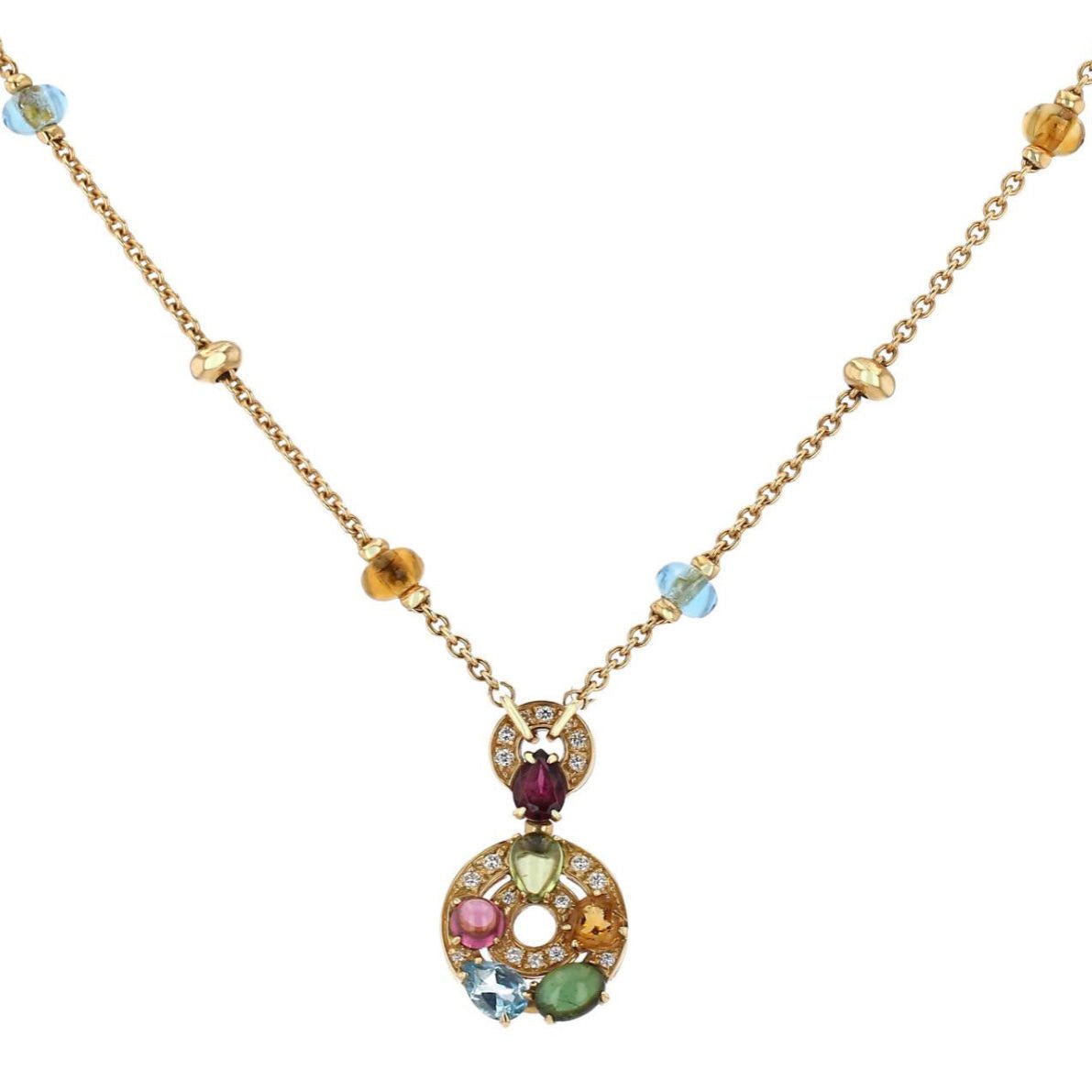 Collier BULGARI Collection astrale en or jaune - Castafiore