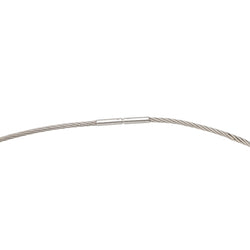 Collier Câble FRED en Or blanc - Castafiore