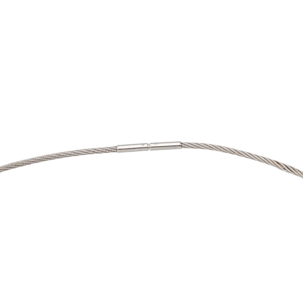 Collier Câble FRED en Or blanc - Castafiore